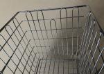 Stainless Kitchen Cabinet Metal Wire Basket / Vegetable Storage Basket