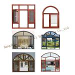1.4-2.0mm Black Aluminum Storm Windows , Double Glazed Toughened Glass