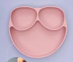 Silicone Plates And Bowls Customized Silicone Products Pink