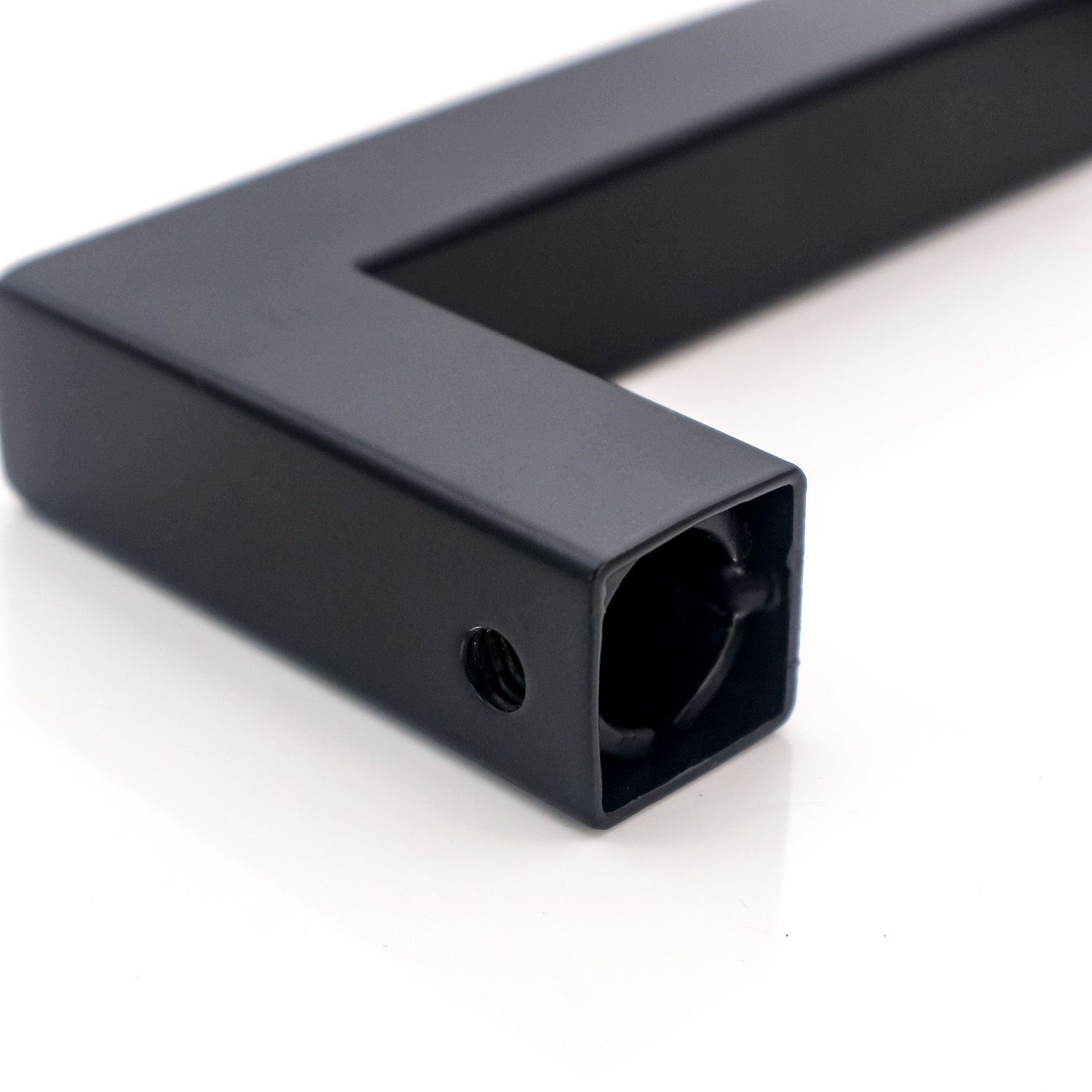 Matt Black Stain Back To Back Sliding Shower Glass Door Square Pull Handle 6 8 Inches