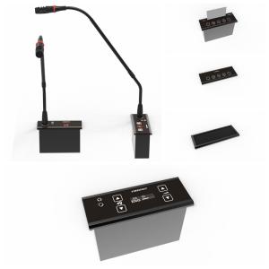 China Flush Mounting Conference Room Microphone CAT5 Digital Audio Visual Equipment factory