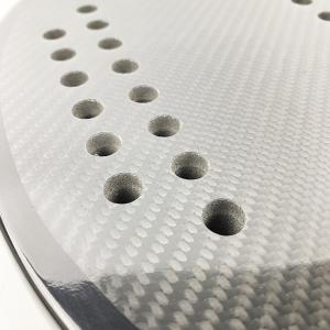 China UV Printing Tennis Paddle Carbon Racket Eva 17 3k Carbon Fiber factory