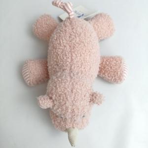 China Customized PP Cotton Stuffed Animal Toys Plush Little Pink Rhinoceros factory