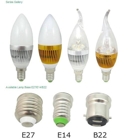 E14 Led Candle Bulb Dimmable AC220V