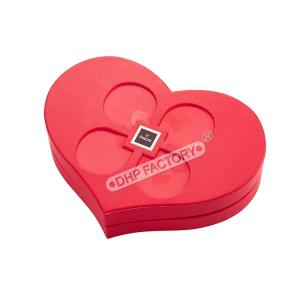 China Elegant Heart Shaped Chocolate Box Packaging Multi Compartment Gift Box factory
