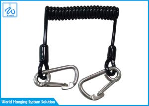 China 100cm Snag Resistant Steel PU 7x19 Hand Tool Lanyards factory