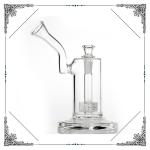 Hand Blown Glass Water Bubbler 8.5 Inches Matrix Perc Mini Smoking Water tube