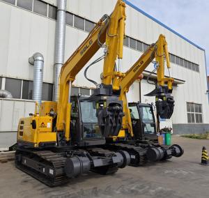 China Pillow Changer Railway Digger Crawler Rail Excavator Sleeper Exchanger factory