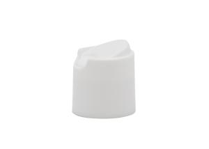 China Shampoo Bottle Plastic Dispensing Caps , 18mm Press Disc Top Cap factory