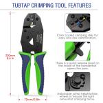 Ergonomic Adjustable Wire Crimper Set Abrasion Resistant Durable
