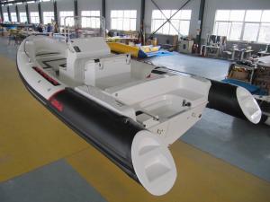 China Rigid Hull rib inflatable boat , 225HP hard bottom inflatable boat 680cm length factory