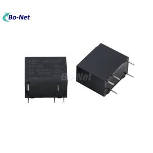 China HF32F-005-ZS3 Electronic components Support 24VDC DC12V 12V 10A 250VAC 4PIN factory