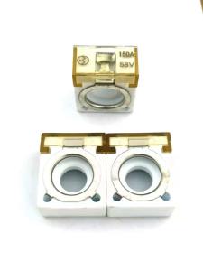 China Yacht Crane Battery Protection Ceramic Automotive Fuses Special Base 58V 200A factory