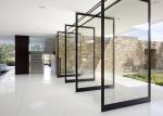 6A 27A Aluminum center pivot glass doors For Modern House