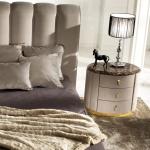 Italian Minimalist Modern Bedside Tables Titanium 3 Drawer Modern Nightstand