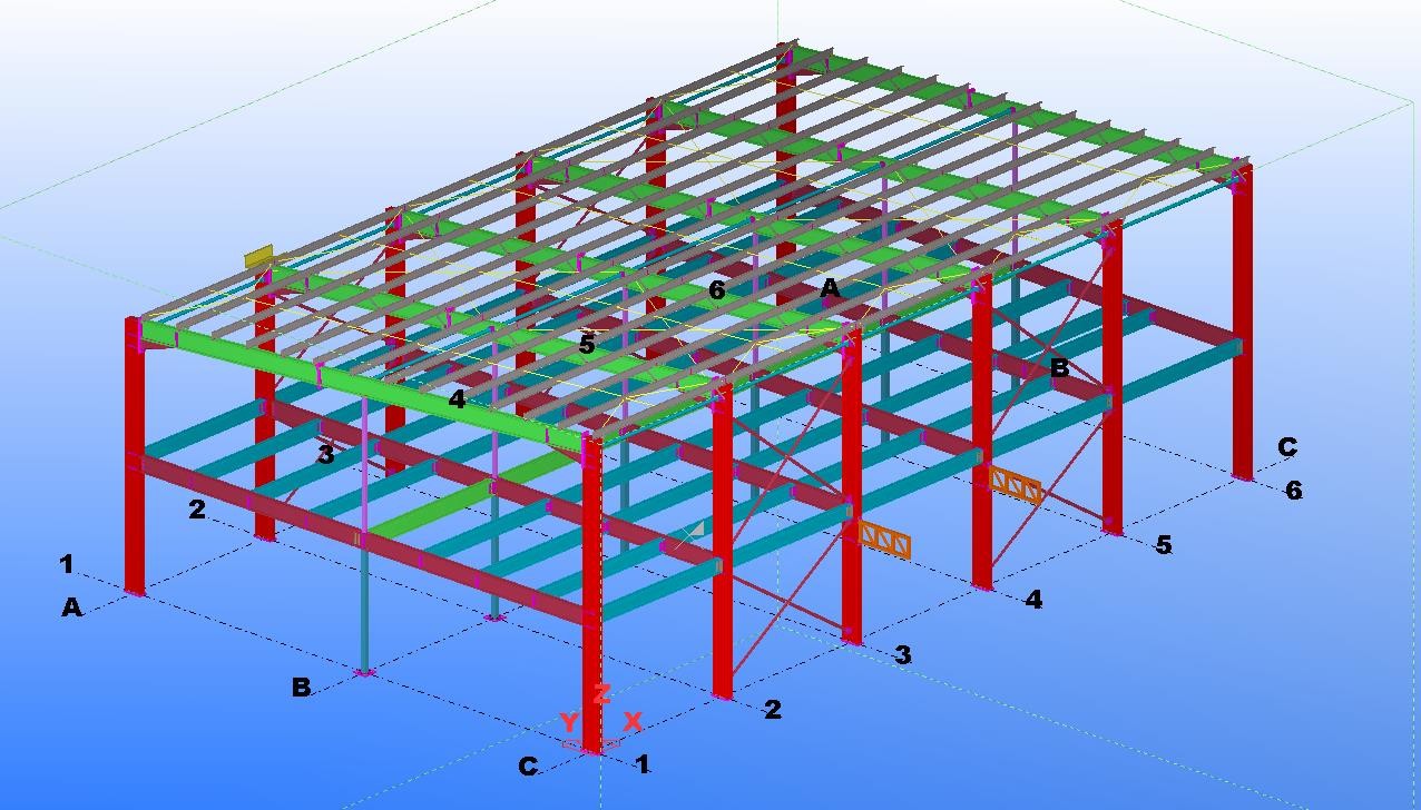 Structural Steel Framework Building Construction Multi Storey High Strength