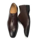 Hand Colored Calf Leather Men Formal Dress Shoes Elgant Style