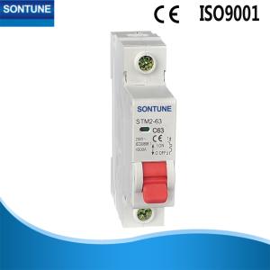 China STM2-63 1P Din Rail MCB Circuit Breaker Under Voltage Protection Mini Circuit Breaker factory