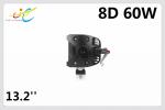 8D Single row offroad LED car light bar 13.2inch 60W LED light bar