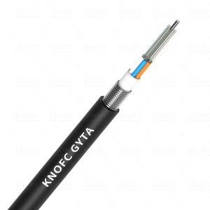 China Armored underground fiber optic cable 24 core fiber optic cable GYTA factory