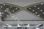 4.5MM 600mm Width Perforated Aluminum Panel For Airport Rail Way Station BRT