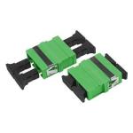 ROHS SC Fiber Optic Adapter Green for Telecom / Access Network