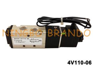 China AIRTAC Type 4V110-06 5 Way 2 Position 1/8&quot; Pneumatic Solenoid Valve factory