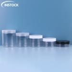 100ml 200ml Food Grade Eco Friendly Cream Jar Cosmetic , Transparent Plastic Jar