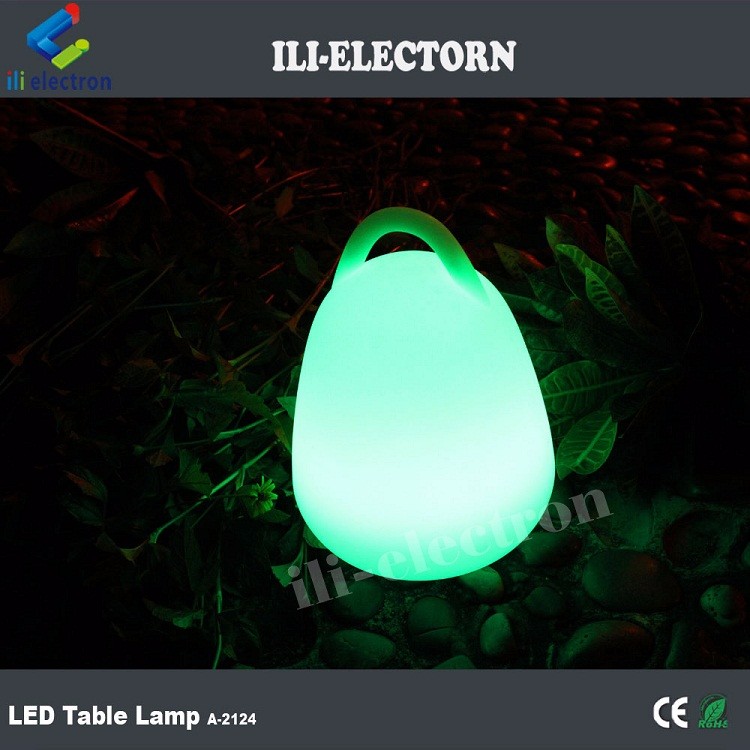 waterproof plastic led accent lights Outdoor garden lamps with 16 colors