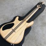 Flame Maple Top 7 Strings Electric Guitar,Abalone binding,Ebony fingerboard Neck