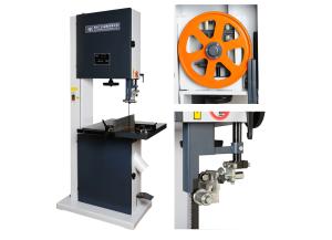 China Geared trunnion and double saw blade guide Cabinetwork Band Saw factory