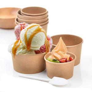 China Paper Custom Ice Cream Containers Ice Cream Packaging Box factory