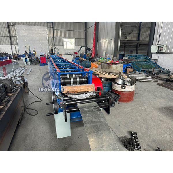 Guide rail roll forming machine machine in Brazil slide rail forming machine | shutter door track machine