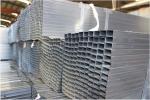 AiSi Standard Galvanized Welded Square / Rectangular Steel Pipe Tube for Prefab