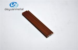 China Office Sliding Door Wood Grain Aluminum Profiles Alkali Resistance factory