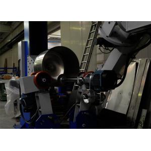 PLC Control CNC Polishing Machine Dished Head Aluminium Buffing Machine