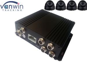 China H.264 Dual SD 4 Camera Car DVR CCTV For Bus Fleeting Management factory