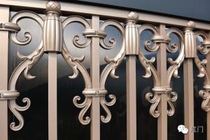 China Golden Cottage Motorized Sliding Gate Collapsible Aluminum Automatic For Bungalow factory