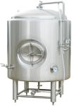 1000L Dimple Plate Jacket Bright Beer Tank With Mirror Polish And 50mm PU