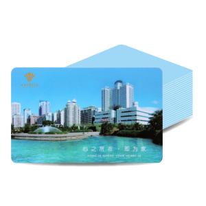 China CMYK printing TK4100 printed card from Sunlanrfid. factory