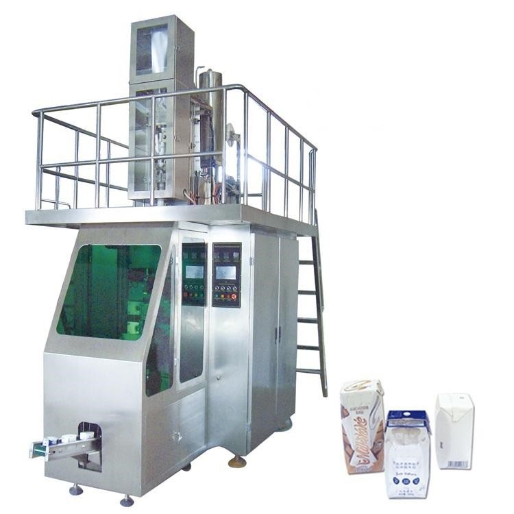 Juice Aseptic Milk Carton Filling Machine Automatic Milk Packing Machine