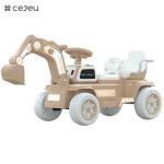 Rechargeable Battery Kids Ride On Toy Truck: Early Education, LED Lights, Max