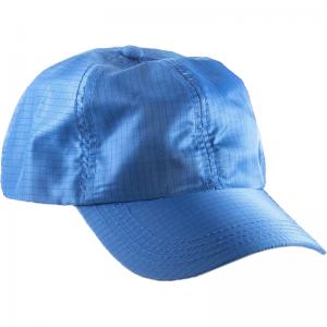 China Cleanroom Cap Lint Free Polyester Clean Room Anti Static ESD Cap For Workwear on sale