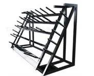 China SGS Horizontal Rack Barbell Holder Plate Storage Weight Free Standing factory