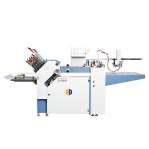 China High Precision Leaflet Folding Machine With 480mm Width Belt Driving factory