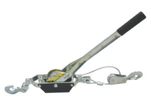 China Multipurpose Single Gear Manual Cable Puller For Moving Heavy Loads 2 Ton factory