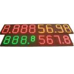 Ultra Thin Lightweight LED Gas Price Sign Remote Control Oil Price Sign For Gas