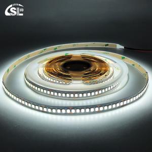 China Residential DC12V 24V SMD2835 Electroplate PCB 240Ds 8mm Ra 80 6500K LED Light Strip factory