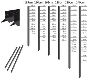 China HDG 3000mm star picket factory