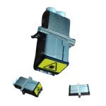 Green Fiber Optic Adapter Insertion Loss ≤0.3dB for FTTH Transfer Singlemode SM